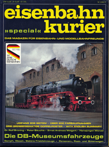 Brüning, Rolf u.a.  Eisenbahn Kurier Special: Die DB-Museumsfahrzeuge. Dampf-, Diesel-, Elektro-Triebfahrzeuge - Personen-, Post- und Güterwagen. 