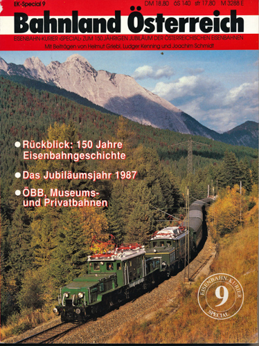   Eisenbahn Kurier Special Heft 9: Bahnland Österreich. 