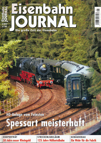   Eisenbahn Journal Heft 5/2012: Spessart meisterhaft. H0-Anlage vom Feinsten. 