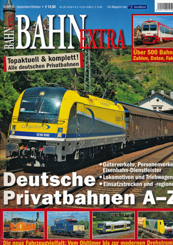   Bahn-Extra Heft 5/2011: Deutsche Privatbahnen A-Z. 