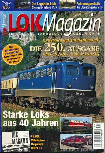   Lok Magazin Heft 7/2002: Starke Loks aus 40 Jahren. 