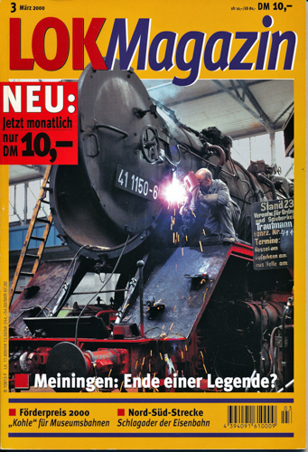   Lok Magazin Heft 3/2000: Meiningen. Ende einer Legende. 
