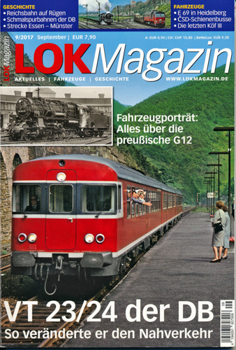   Lok Magazin Heft 9/2017: VT 23/24 der DB. So veränderte er den Nahverkehr. 