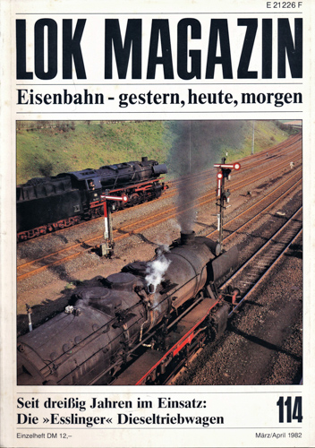   Lok Magazin Heft 114 (Mai/Juni 1982): Seit dreißig Jahren im Einsatz: Die 'Esslinger' Dieseltriebwagen. 