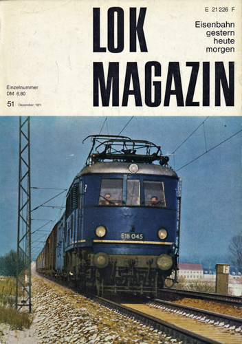  Lok Magazin Heft 51 (Dezember 1971). 