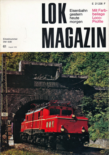   Lok Magazin Heft 61 (August 1973). 
