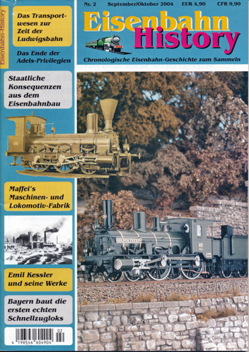   Eisenbahn History. Chronologische Eisenbahn-Geschichte zum Sammeln Heft 2 (September/Oktober 2004). 