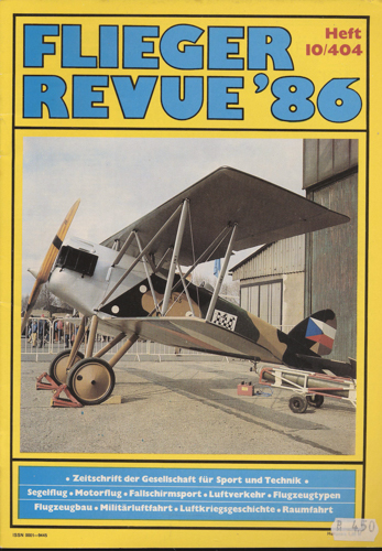   Flieger Revue '86. hier: Heft 10/404. 