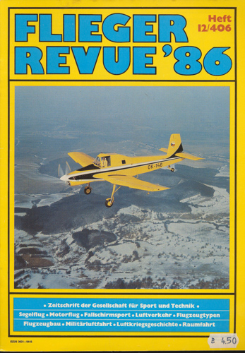   Flieger Revue '86. hier: Heft 12/406. 