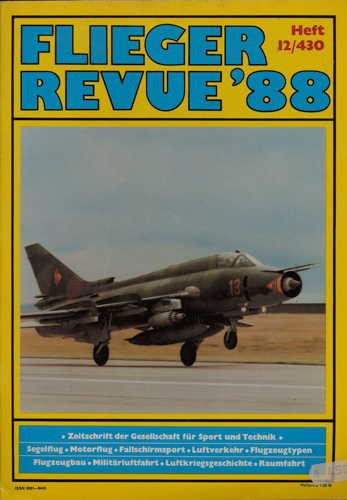   Flieger Revue '88. hier: Heft 12/430. 