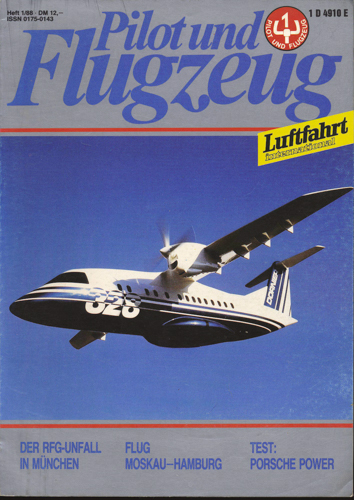   Pilot und Flugzeug. Luftfahrt International. hier: Heft 1/88. 