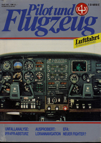   Pilot und Flugzeug. Luftfahrt International. hier: Heft 1/87. 
