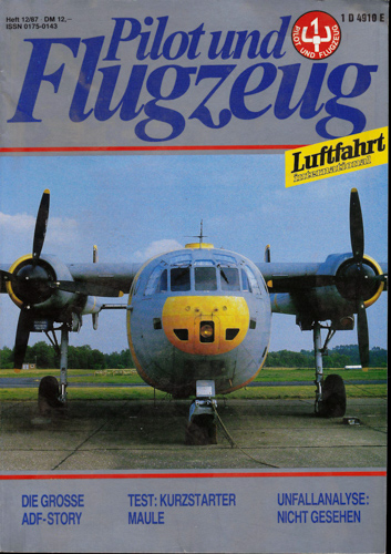   Pilot und Flugzeug. Luftfahrt International. hier: Heft 12/87. 