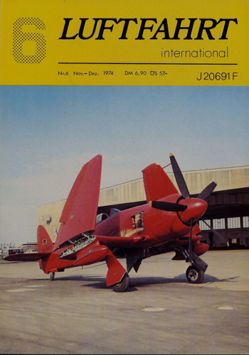 PAWLAS, R. (Hrg.)  Luftfahrt International. hier: Heft 6 / Nov.-Dez. 1974. 