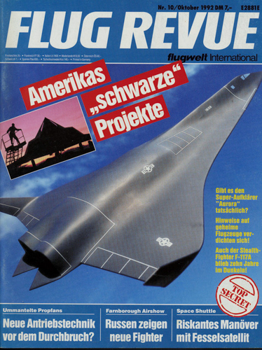   Flug Revue. Flugwelt International. hier: Heft 10/1992. 