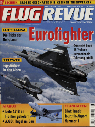   Flug Revue. Flugwelt International. hier: Heft 09/03. 