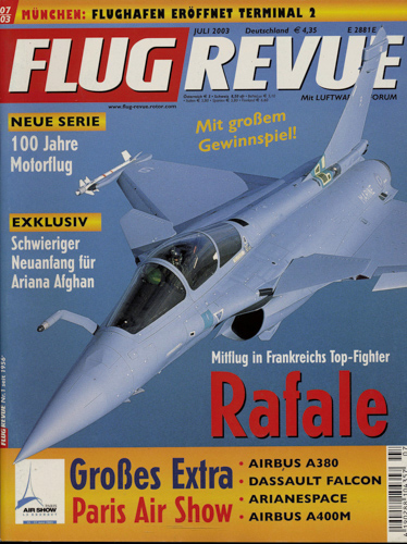   Flug Revue. Flugwelt International. hier: Heft 07/03. 