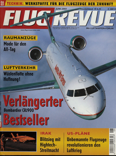   Flug Revue. Flugwelt International. hier: Heft 06/03. 