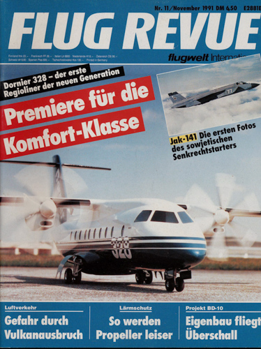   Flug Revue. Flugwelt International. hier: Heft 11/91. 