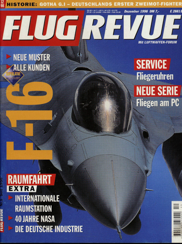   Flug Revue. Flugwelt International. hier: Heft 12/98. 