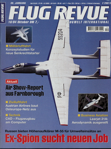   Flug Revue. Flugwelt International. hier: Heft 10/94. 