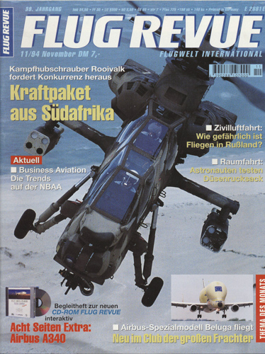  Flug Revue. Flugwelt International. hier: Heft 11/94. 