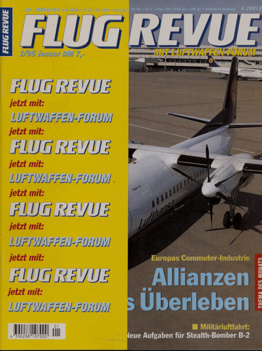   Flug Revue. Flugwelt International. hier: Heft 1/95. 