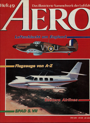   AERO. Das illustrierte Sammelwerk der Luftfahrt. hier: Heft 49. 