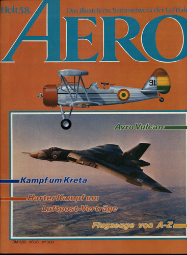   AERO. Das illustrierte Sammelwerk der Luftfahrt. hier: Heft 58. 