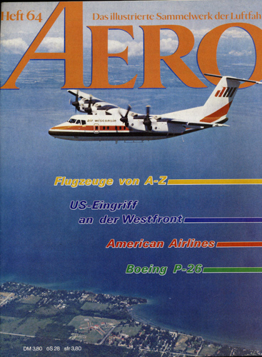   AERO. Das illustrierte Sammelwerk der Luftfahrt. hier: Heft 64. 