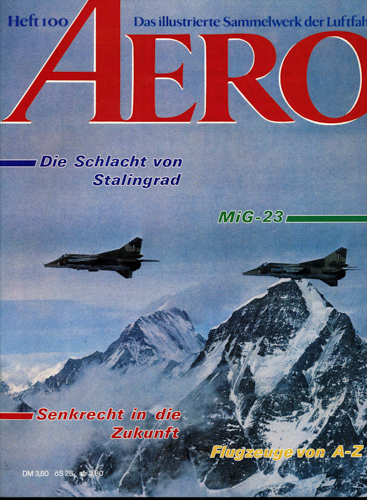   AERO. Das illustrierte Sammelwerk der Luftfahrt. hier: Heft 100. 