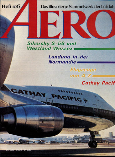  AERO. Das illustrierte Sammelwerk der Luftfahrt. hier: Heft 106. 