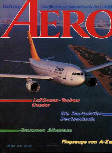   AERO. Das illustrierte Sammelwerk der Luftfahrt. hier: Heft 109. 