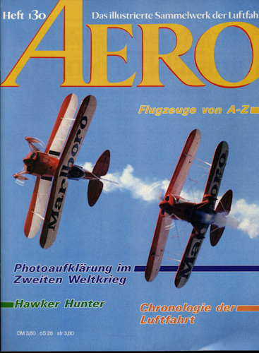   AERO. Das illustrierte Sammelwerk der Luftfahrt. hier: Heft 130. 