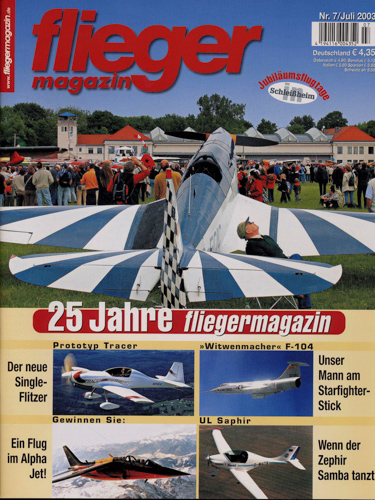   Flieger Magazin. hier: Heft Nr. 7/2003. 