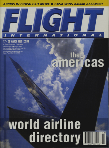   Flight International. A Reed Business Publication. here: 17. - 23. March 1999. 