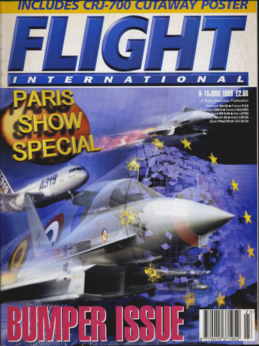   Flight International. A Reed Business Publication. here: 9. - 15. June 1999. 