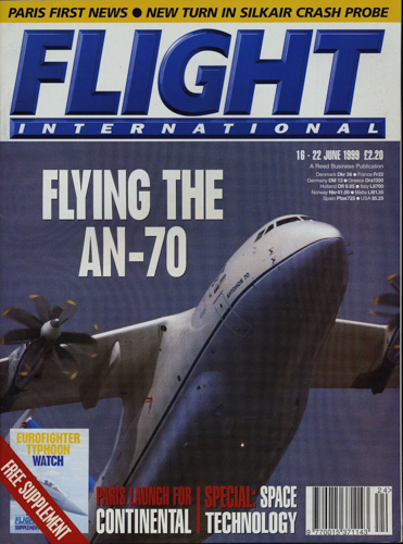   Flight International. A Reed Business Publication. here: 16. - 22. June 1999. 