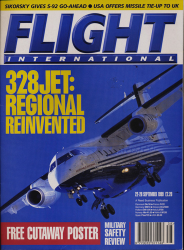  Flight International. A Reed Business Publication. here: 22. - 28. September 1999. 