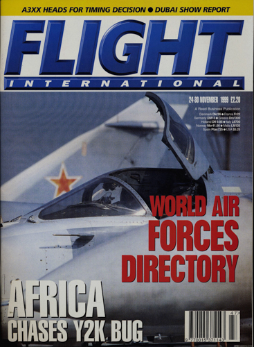  Flight International. A Reed Business Publication. here: 24. - 30. November 1999. 
