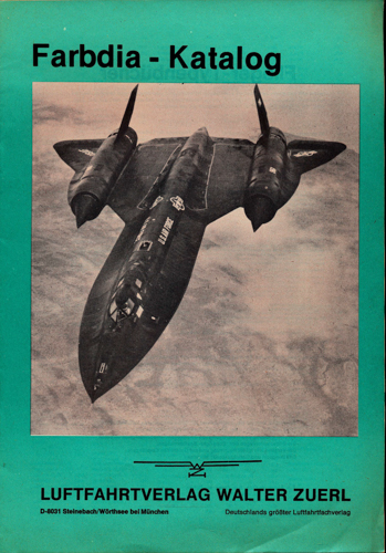   Farbdia-Katalog Luftfahrt-Verlag Walter Zuerl 1975. 