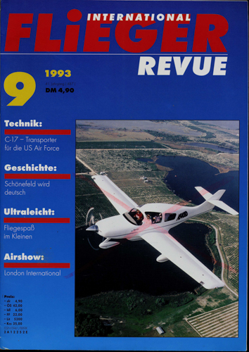   Flieger Revue International. hier: Heft 9/1993. 