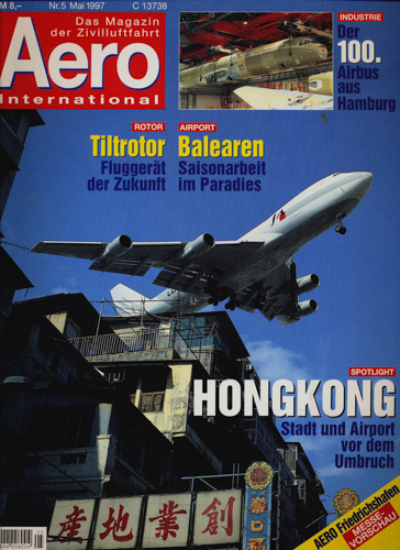   AERO International. Das Magazin der Zivilluftfahrt. hier: Heft 5/1997 (Mai 1997). 