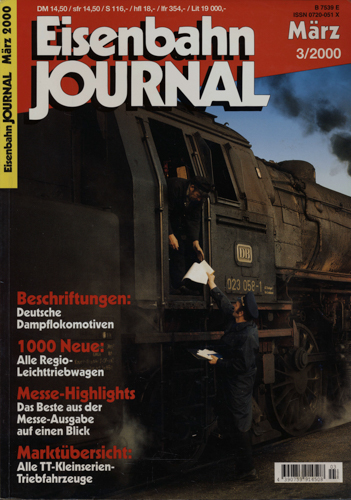   Eisenbahn Journal Heft 3/2000 (März 2000). 