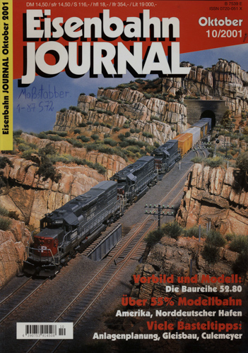  Eisenbahn Journal Heft 10/2001 (Oktober 2001). 