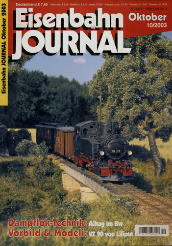   Eisenbahn Journal Heft 10/2003 (Oktober 2003): Dampflok-Technik: Alltag im Bw. 