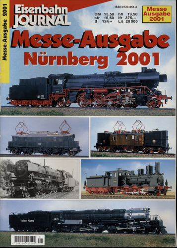   Eisenbahn Journal Messe-Ausgabe Nürnberg 2001. 