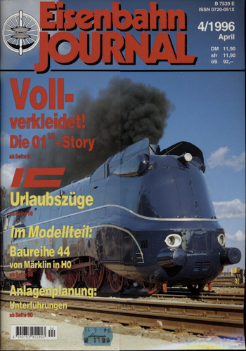   Eisenbahn Journal Heft 4/1996 (April 1996). 