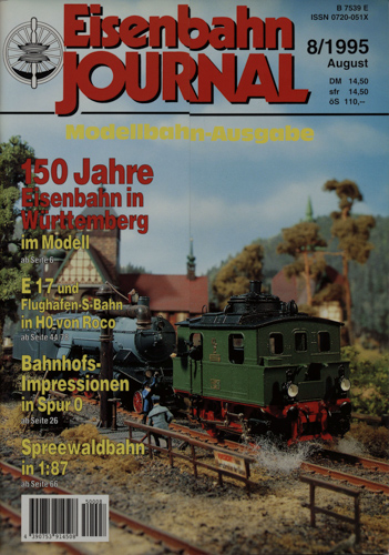   Eisenbahn Journal Heft 8/1995 (August 1995). 