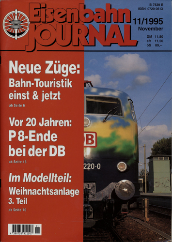   Eisenbahn Journal Heft 11/1995 (November 1995). 
